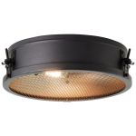 Brilliant Zois Plafondlamp Metaal Zwart | 340mm - Geschikt voor 2x E27