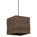 Ledvance Decor Hanglamp Vierkant Bruin | Geschikt voor 1x E27