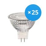 Voordeelpak 25x Noxion LED Spot GU5.3 MR16 4.4W 345lm 12V 36D - 827 Zeer Warm Wit | Dimbaar - Vervangt 35W