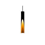 Eglo Pendelarmatuur Barbotto Staal Zwart, Goud 4.5W 345lm - 830 Warm Wit | Geschikt voor GU10