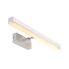 Nordlux Otis 60 Wandlamp Aluminium Chroom 17W 1650lm 930 Warm Wit | IP44 - Beste Kleurweergave - 3Step Dimbaar