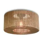 Good&Mojo Plafondlamp Iguazu Textiel Bruin S | Geschikt voor 1x E27 