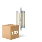 Voordeelpak 10x Philips Corepro LED Lineair R7s 118mm 17.5W 2460lm - 840 Koel Wit | Dimbaar - Vervangt 150W