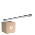 Voordeelpak 4x Ledvance LED Waterdichte Montagebalk Submarine 16W 1600lm - 840 Koel Wit | 120cm - Bewegingssensor