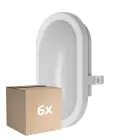 Voordeelpak 6x Ledvance LED Bulkhead Wit 11W 800lm - 840 Koel Wit